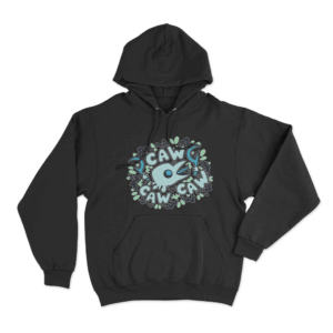 Caw Caw Caw Hoodie Black