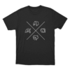 Slay the Spire 4 Character Heads T Shirt Black