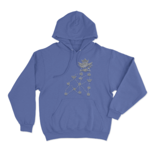 Slay the Spire Act 2 Map Hoodie Blue
