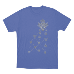 Slay the Spire Act 2 Map T Shirt Blue