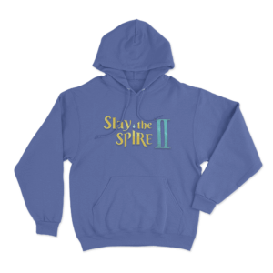 Slay the Spire II Logo Hoodie Blue