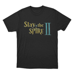 Slay the Spire II Logo T Shirt Black