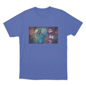 Spire Heroes T Shirt Blue