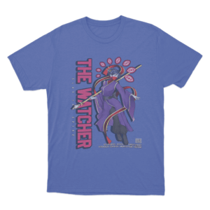The Watcher Character T Shirt Blue